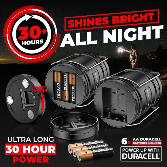 LED Camping Lantern Sunlit (2 Pack) - Picture 6 of 7